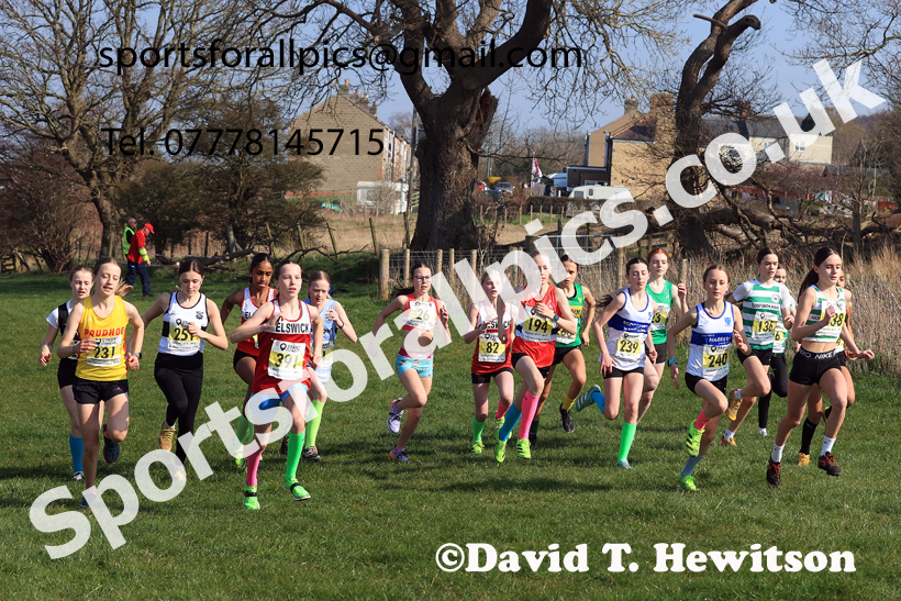Girls Under-13s 2026 Start Fitness NEHL, Eltringham, Mickley, Northmberland. Photo: David T. Hewitson/Sports for All Pics